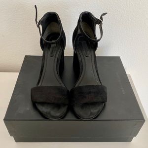 Alexander Wang black suede sandal